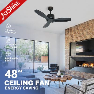 China Natural Wind Energy Saving Electric Ceiling Fan with 3 Rotary Vane and Remote Control for sale