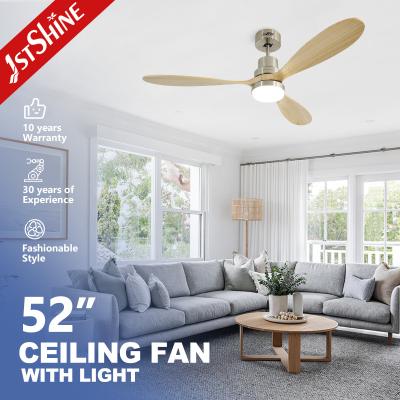 Κίνα OEM 110v Solid Wood Smart Ceiling Fan Color Changing Led Light AC Motor Ηλεκτρικό κινητήρα κυψελών προς πώληση