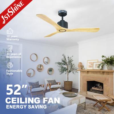 China 52 Inch 5 Speed Ceiling Fan with Remote Control and Solid Wood Blades NO Private Mold for sale