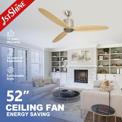 China Reversible Function 1stshine Cool Air Cooling Fan with Decorative 3 Solid Wood Blades for sale