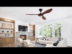 Lower Noise Ceiling Fan With DC Motor 6-Speed Remote Control Plastic Blade