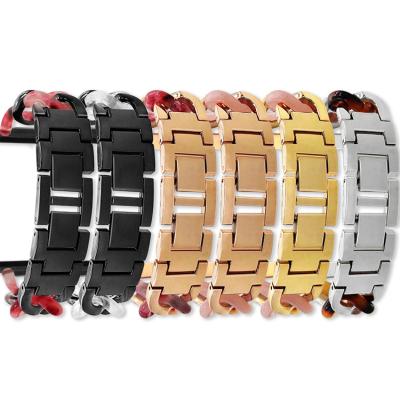 China Unsharpened watch bands from universal xinboqin 20/22mmde1 Rose Gold And Pink Metal for sale