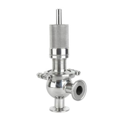 China SS304 and SS316L General Tri Clamp Safety Sanitary Relief Valve for sale