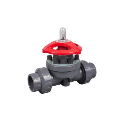 China General plastic UPVC, CPVC, PPH, PVDF, FRPP threaded diaphragm valve for sale