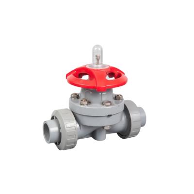 China General Plastic UPVC, CPVC, PPH, PVDF, FRPP Plug Plastic Diaphragm Valve for sale