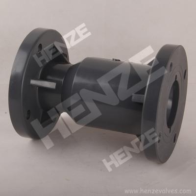 China General UPVC,CPVC,PPH,PVDF,FRPP plastic type elevator check valve for sale