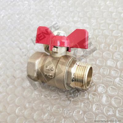 China General Two PC Class150 PN10 PN16 200WOG 400WOG 600WOG Copper NPT Or BSP Brass Threaded Ball Valve for sale