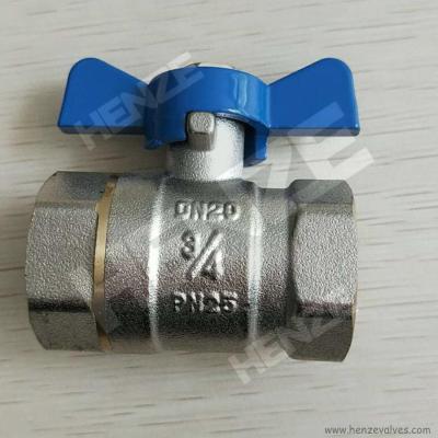 China General Brass Ball Valves For Gas With Butterfly Handle FemalexFemale, MalexFemale, MalexMale for sale