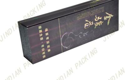 China Uv Gold Stamped Cardboard Tea Box, Paper Gift Boxes For Tea Packaging for sale