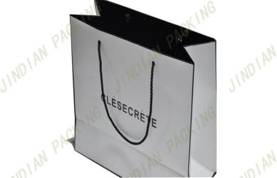 China Delicate Printed Paper Shopping Bags, Coated Paper Clothes Packaging Bags for sale