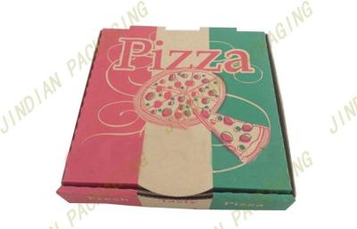 China Kraftpapier-Document de Vakjes van de Douanepizza, Milieuvriendelijk Vouwbaar Pizza Verpakkend Vakje Te koop