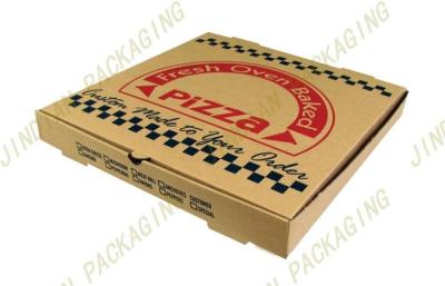 China Las cajas de encargo de la pizza del logotipo acanalado, color imprimieron las cajas de empaquetado de la pizza en venta