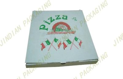 China Recycled 4c Printed Custom Pizza Boxes Packaging With Duplex Paper Surface for sale