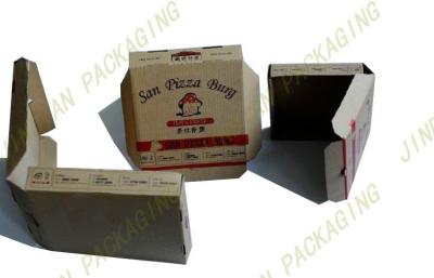 China Corrugated Paper Box For Hamburger Packaging, Logo Printed Custom Pizza Boxes for sale