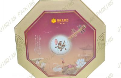 China Cajas recicladas octagonales de lujo del acondicionamiento de los alimentos de la cartulina para el regalo con las tapas en venta