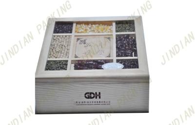 China Custom Plain Solid Wood Wine Box, Luxury Gift Craft Wood Packaging Boxes for sale