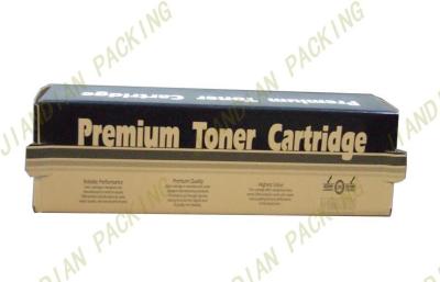 China Kraft Paper Corrugated Carton Box For Toner Cartridge With With Double Lid for sale