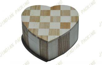 China Solid Wooden Gift Boxes With Metal Hinge , Custom Wooden Jewelry Boxes for sale