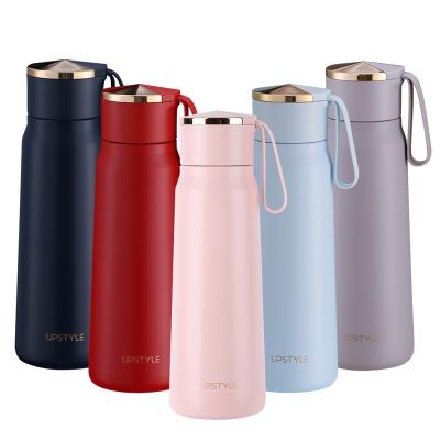 China Viable Hot Selling Cute Wide Mouth Stainless Steel Water Bottle Creative Personality Product Personality Drinkware for sale