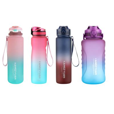 China Custom stocked free clear water bottle sports 1.5l 750ml 2.2l brief bpa plastic single wall outdoor sport 600ml bulk 500ml for sale