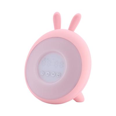 China Wholesale Antique Style Creative Wake Up Digital Light Bedroom Rechargeable Alarm Clock For Kids for sale