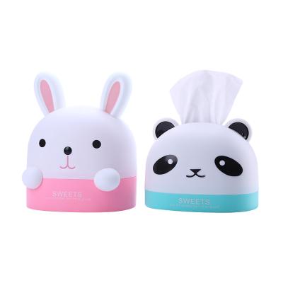 China Factory direct sales plastic cute animal shape house and plastic car tissue box holder suppliers for sale