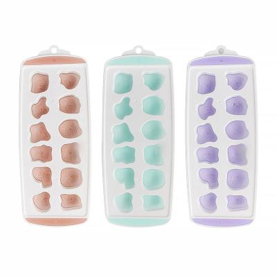 China Sustainable Popular Amazon Twelve Constellations Plastic Ice Cream Popsicle Making Mold Display Freezer Tools for sale