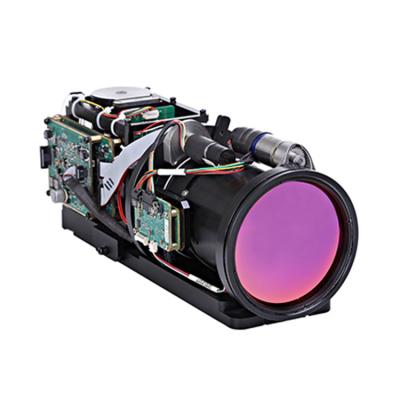 China 15-300mm Continuous Zoom F4 Medium Wave Refrigeration Firefighter Thermal Imaging Camera 384x288 CT640B15-300L for sale