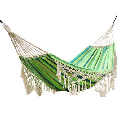 China Adult Outdoor Camping Leisure Hammock Swing Canvas Hammock for sale