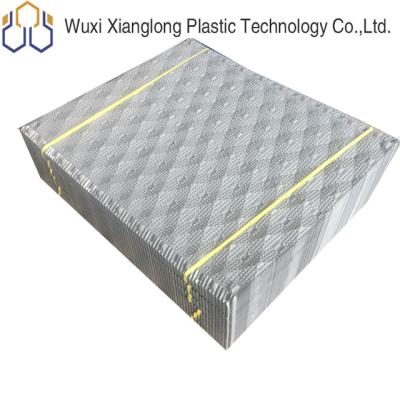 China Cross Flow Cooling Tower Fill Media Replacement PVC Cooling Tower Fills for sale