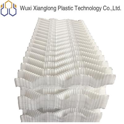 China High Efficiency PVC Cooling Tower Plastic Fill S Shape Blue Waste Water Honeycomb Fill for sale