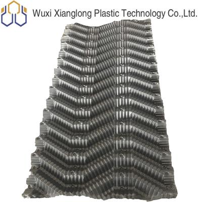 China Black Blue PVC Cooling Tower Fill Pack Honeycomb Fill 500mm 0.32-0.6mm for sale