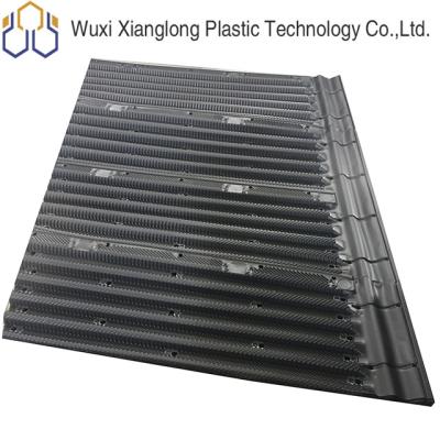 China Polyvinyl Chloride Cooling Tower PVC Fills Price Hanging Cross Flow Media Sheet for sale