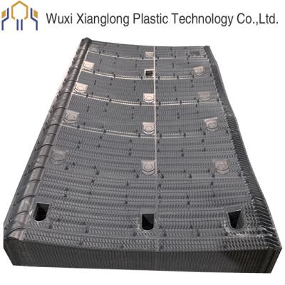 China Hanging 1350mm Cooling Tower Infill Cross Flow Media 0.38-0.6mm for sale