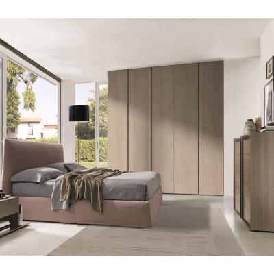 China Melamine Finish Wood Bedroom Color (Size) Adjustable Modern Style Custom Built In Wardrobe Closet With Soft Closing for sale