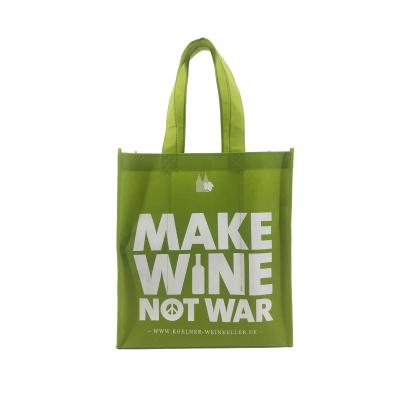 China Can Take 6 Bottles A Time Wine Tote Bag 6 Bottles Recycle Eco-friendly Recycled Non Woven Wine Bottle Bag With Custom Logo for sale