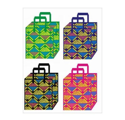 China Ghana foldable joycarry must go custom made printing colorful pp woven shopping bag with zipper for sale