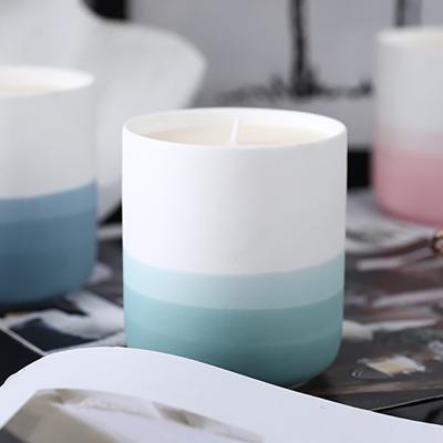 China Wholesale High Quality Natural Wax Scented Soy Candles Modern Luxury Ceramic Jar Scented Candles for sale