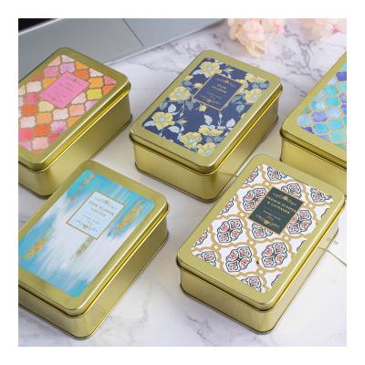 China Tin Can Soy Wax Candles 2 Scented Promotional Outdoor Travel Portable Natural Scented Wick Candles for sale