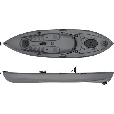 China Lightweight HDPE Kayak Fishing Kayak Sit On Top Rowing Boat With Good Quality for sale