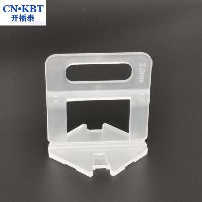 China Industrial hot sale transparent wedge tile leveler 1mm/1.5mm/2mm/2.5mm/3mm leveling system for sale