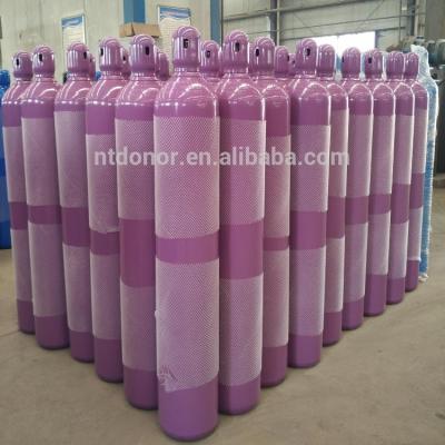 China Industrial Gas 34CrMo4 43.3L Gas Cylinder With 232bar Pressure 40l Nitrogen Gas Cylinder for sale