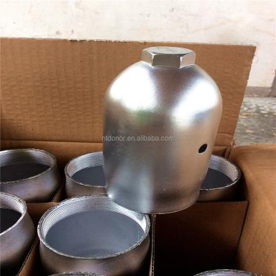 China On gas cylinder or oxygen cylinder seamless steel gas cylinder cap for kinds of gas cylinders for sale