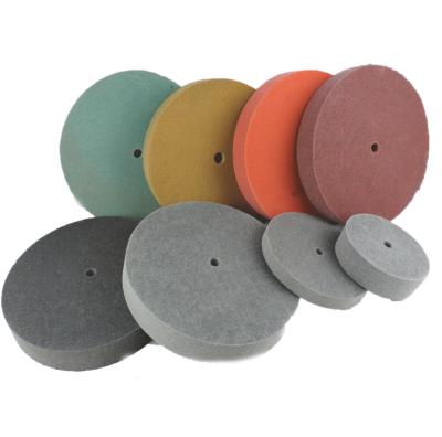 China Durable non-woven polishing wheel used to polish stainless steel for sale