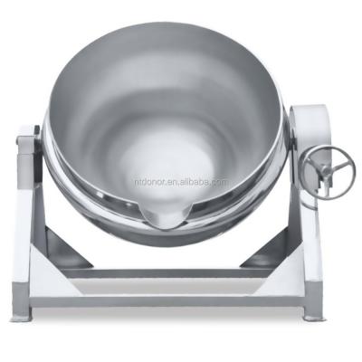 China Fixed type SS304 SS316 100L fixed type, tilting type, stir pot type rosin cooking kettle used for cooking porridge for sale