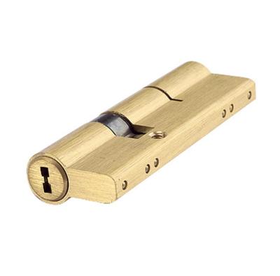 China Two-open door 75MM 27.5/10/37.5 double sided groove cylinder door lock 8 brass key keys for sale