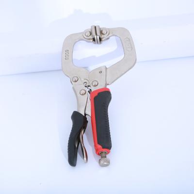 China Easy Operation Handle Heavy Duty Plastic C-clamp Vise Quickly Clamps Wood Working Hand Tools for sale