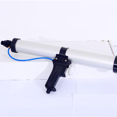 China 600ml Sausage Gun Rubber Gun Tool Eco-Friendly Professional Soft Air Pneumatic Air Glue Glass Caulking Gun With Control Valve for sale