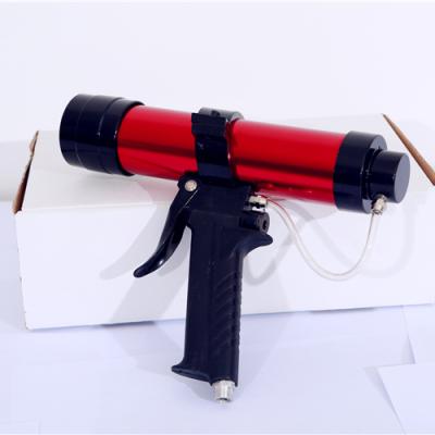 China 310ml Sausage Gun Rubber Gun Tool Eco-Friendly Professional Soft Pneumatic Air Glass Glue Caulking Gun With Control Valve for sale