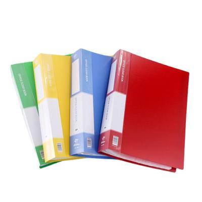 China Creative Trend A4 Transparent Pockets Show Clear Presentation Document Folder Book Display Book for sale